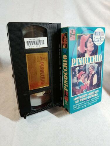 Rare Pinocchio 1976 Live Show Performance Vhs Not On Dvd Danny Kaye