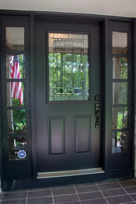 Replacing Our Front Door And Storm Door Bright Green Door In 2023