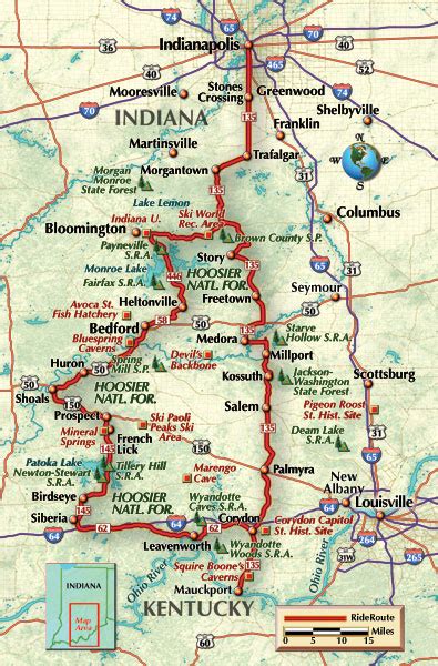 Indiana Motorcycle Touring Hoosier National Forest