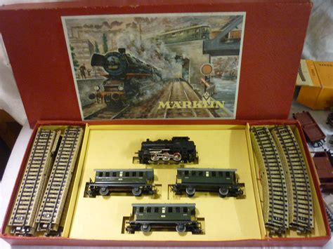 3100 Boxed Marklin Train Set Comprising Original And Later Items