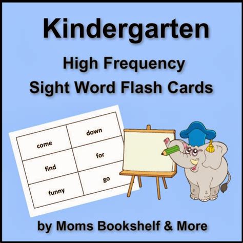 Kindergarten Sight Word Flash Cards Minnesota Miranda