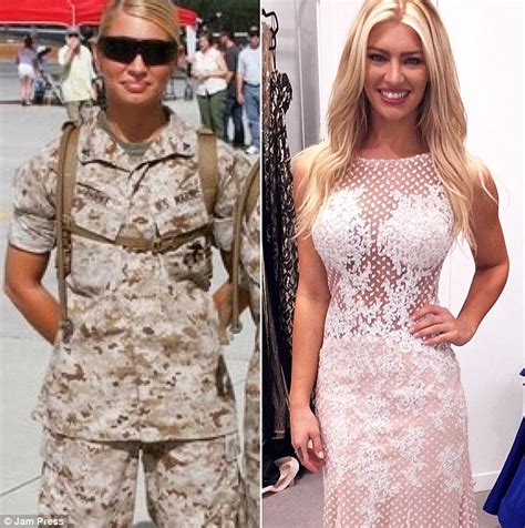 Former Marine Shannon Ihrke Poses In New Sexy Calendar Daily Mail Online