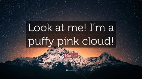 Homer Quote Look At Me Im A Puffy Pink Cloud