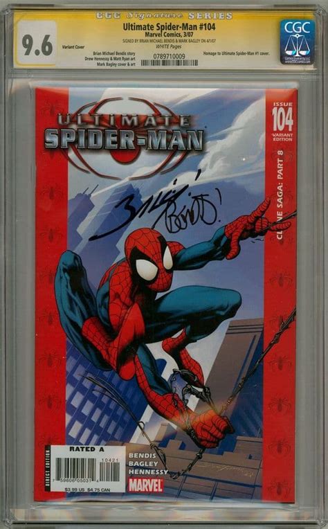 Ultimate Spider Man 104 Retail Variant 1 50 Cgc 9 6 Signature Series