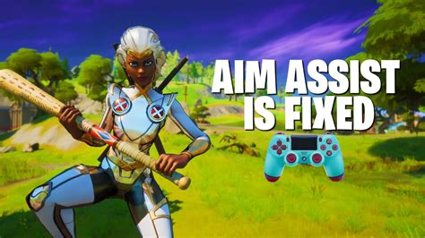Aim Assist Is Fixed Again Fortnite Season 4 Youtube