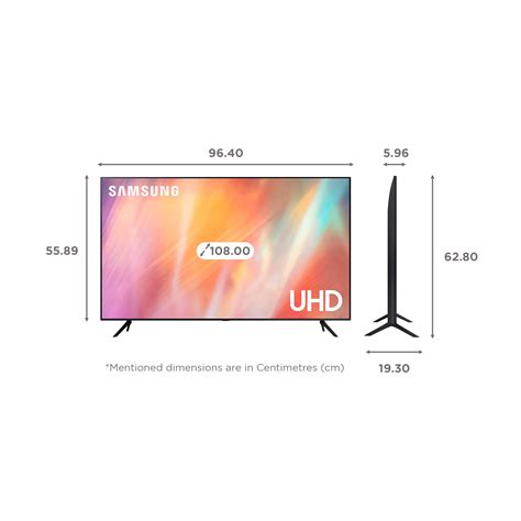 Buy SAMSUNG Crystal 4K 108 cm (43 inch) 4K Ultra HD LED Tizen TV (2021