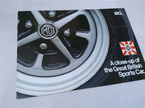 MG MIDGET Mgb Mgb Gt Original Car Sales Brochure Publication No 2957