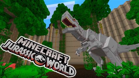 Creating The Indominus Rex Minecraft Jurassic World Dlc Ep 3 Youtube