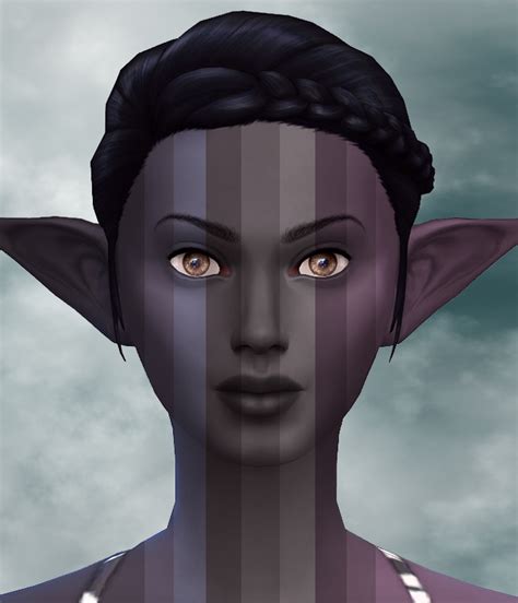 Mod The Sims Updated 280315 9 Dark Elf Skintones