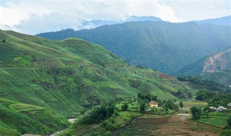 Mountain Scene In Northern Vietnam Stock Photo Image Of Asia