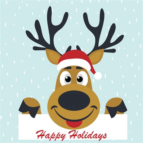 Reindeer Holiday Card Free Stock Photo Public Domain Pictures
