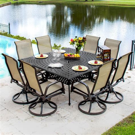 Patio Dining Sets For 8 People Hawk Haven