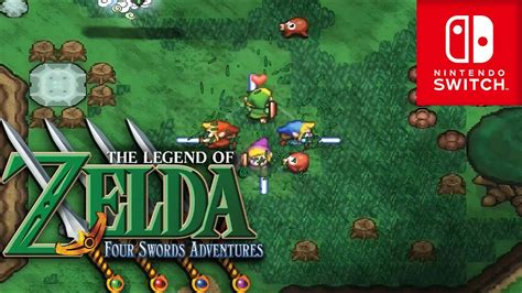 Zelda Four Swords Nintendo Switch Gameplay Youtube