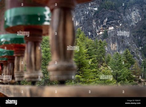 Taktsang Monastery Mountain Architecture High Resolution Stock