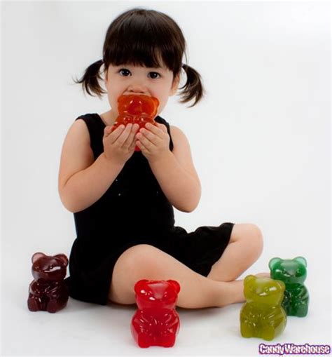 Big Bite Giant Gummy Bears Candy 6ct Display Gummy Bear Candy Gummy Bears Gummies