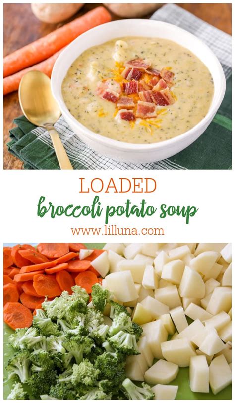 Broccoli Potato Soup Quick And Cheesy Video Lil Luna