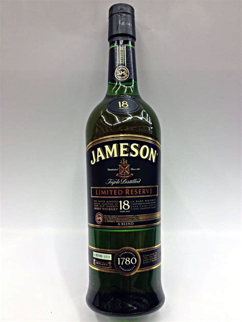 Jameson 18 Year Limited Reserve Irish Whiskey Quality Liquor Store