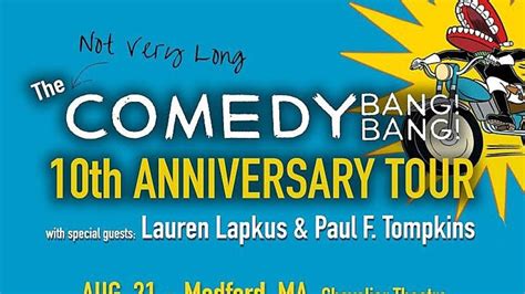 Comedy Bang Bang Going On 10th Anniversary Tour This Summer