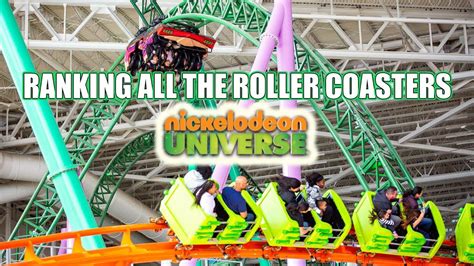 Ranking All The Roller Coasters At Nickelodeon Universe Theme Park