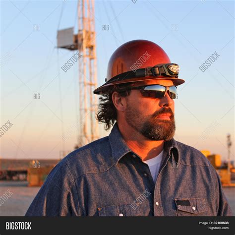 Oil Field Worker Image & Photo | Bigstock