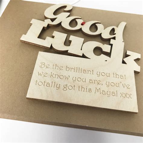 Последние твиты от good luck gifts (@good_luck_gifts). Personalised Good Luck Gift Card By Hickory Dickory ...