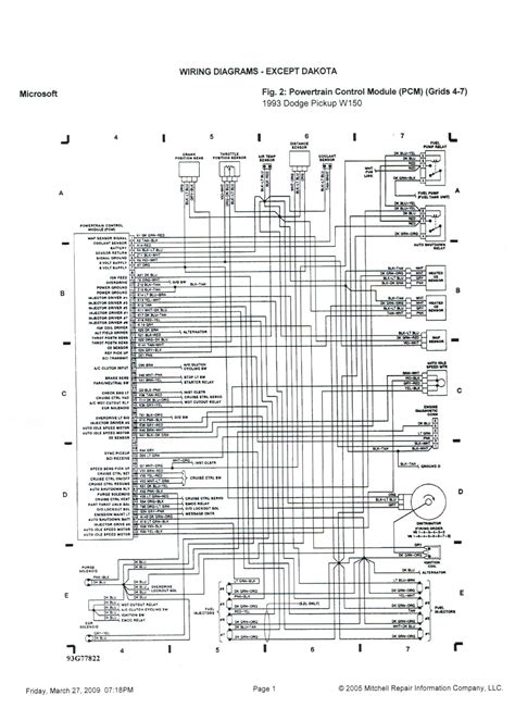 2000 Dodge Dakota Wiring Diagram Electrical Wiring Diagrams For 2008