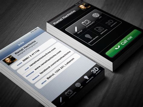 Don't worry, with the best business card scanner apps for iphone, you'll be scanning and. Iphone Business card on Behance