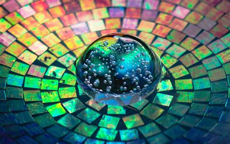 Download 3840x2400 Wallpaper Bright Crystal Ball Glass