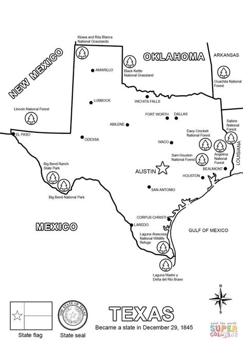 Regions Of Texas Worksheets