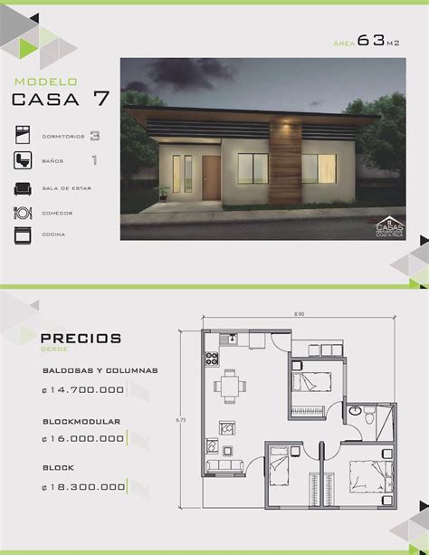 Modelos Y Diseños De Casas De Un Piso Costa Rica House Layouts