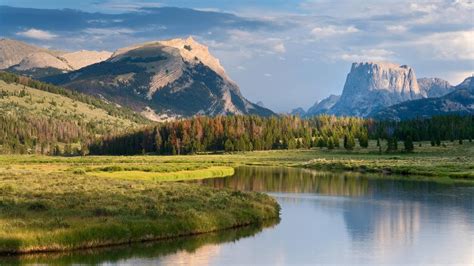 Square Top Mountain Green River Wyoming Wallpaper Nature And