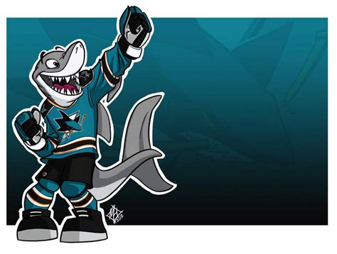 San Jose Sharks Sj Sharkie By Jmh3k On Deviantart San Jose Sharks