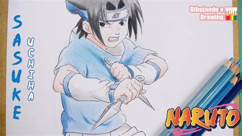 Aprende Como Dibujar A Sasuke Uchiha Del Anime Naruto Guia Completa