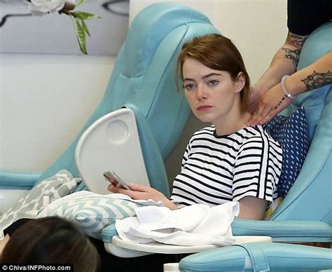 Emma Stone At La Spa After Dazzling At The Venice Film Festival To