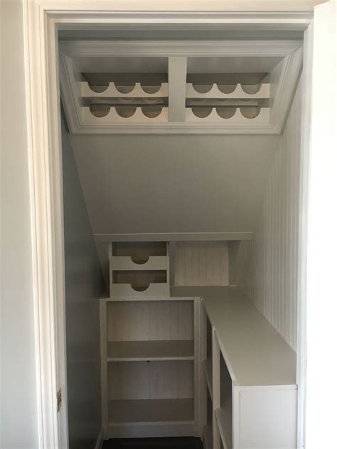 Stair shelves and unconventional storage spaces around your stairs are clever ways to declutter you home. Understairs Storage in 2020 | Under stairs pantry, Closet ...