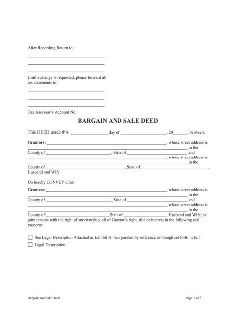 Bargain And Sale Deed Oregon Form Fill Out And Sign Printable Pdf