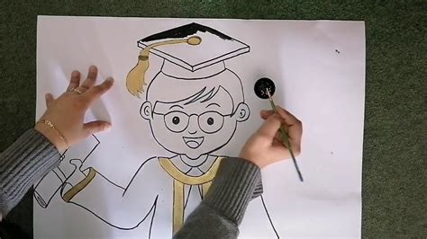 Drawing Of A Graduate Student Easy Drawing Of A Cute Boy Youtube