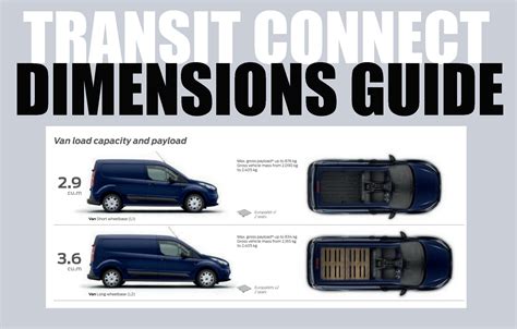 Ford transit connect dimensions of doors. Ford Transit Connect Dimensions Guide - VanGuide.co.uk