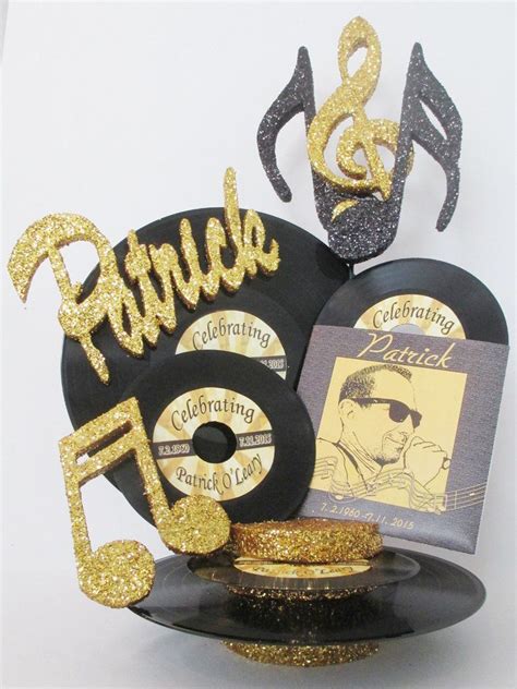 Motown Records And Notes Centerpiece Music Themed Parties 70s Party