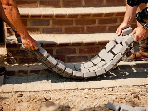 How To Install A Cobblestone Walkway How Tos Diy