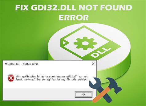 How To Fix Gdi Dll Not Found Or Missing Error On Windows