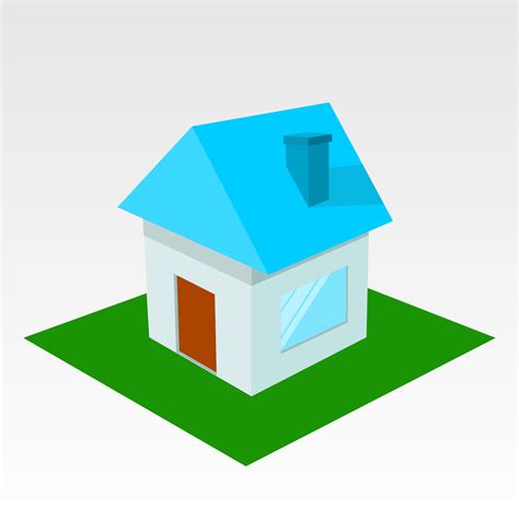 Vector For Free Use Small House Icon