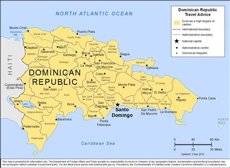 Map Dominican Republic Punta Cana California State Map