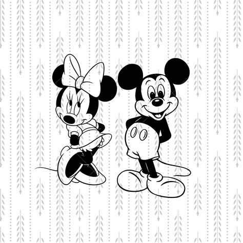 Mickey And Minnie Svg Cricut Cut Files Svg Shirt Svg Etsy