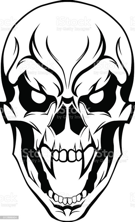 Evil Skull Stock Illustration Download Image Now Istock