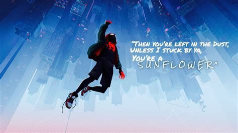 Spiderman Into The Spiderverse Sunflower Lyrics From The Song By