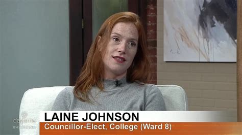 Conversation With Councillor Elect Laine Johnson Youtube