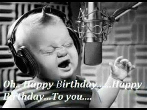 Baby Singing Happy Birthday Into Microphone Singing Happy Birthday