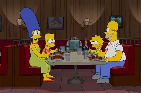 Last Sopranos Scene Parodied On The Simpsons