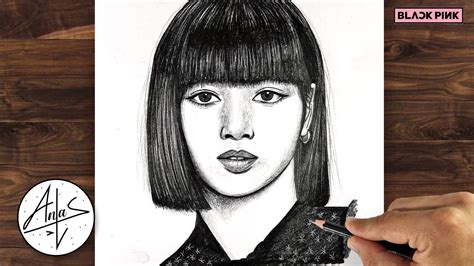 How To Draw Lisa Blackpink Drawing Tutorial Step By Step Youtube